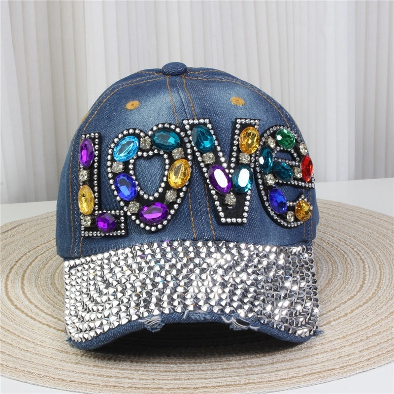 Unisex Minimalist Classic Style Letter Usa Butterfly Curved Eaves Baseball Cap