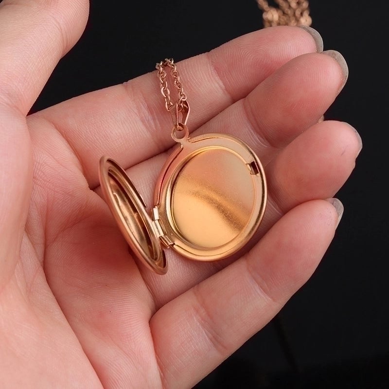 Stainless Steel 18K Gold Plated Minimalist Plating Solid Color None Pendant Necklace