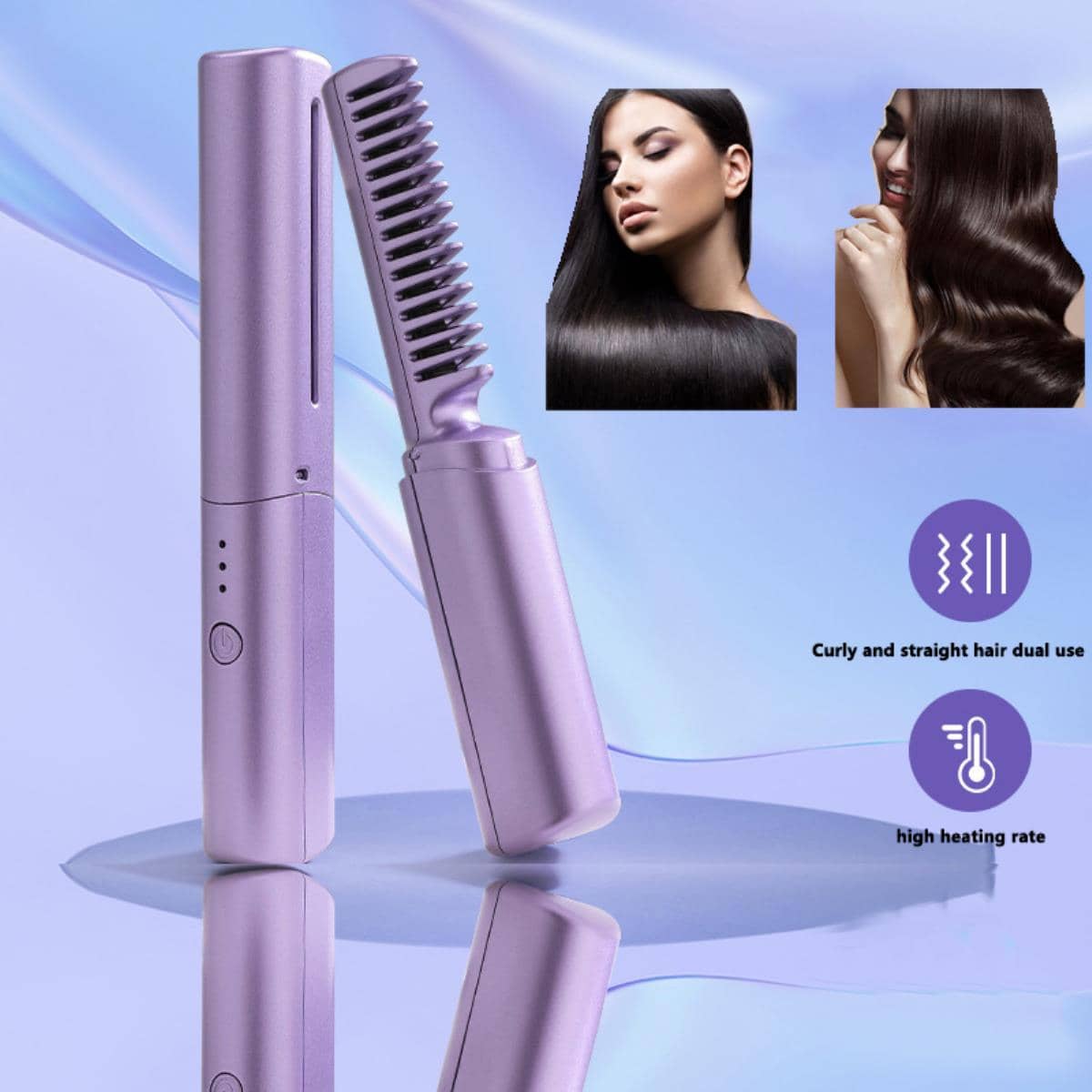 🥳FREE SHIPPING💝Rechargeable Mini Hair Straightener