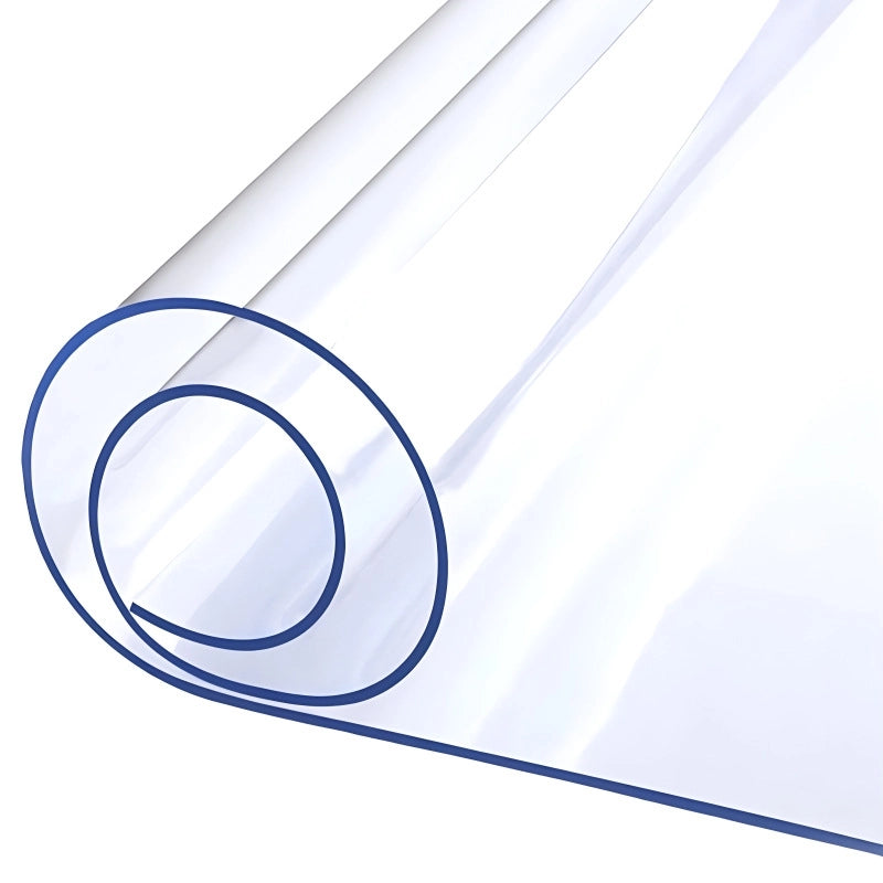 Tablecloth Pvc Waterproof Oil-proof Disposable Desktop Mat Custom Transparent Plastic Anti-scald Round Square PVC Table Mat