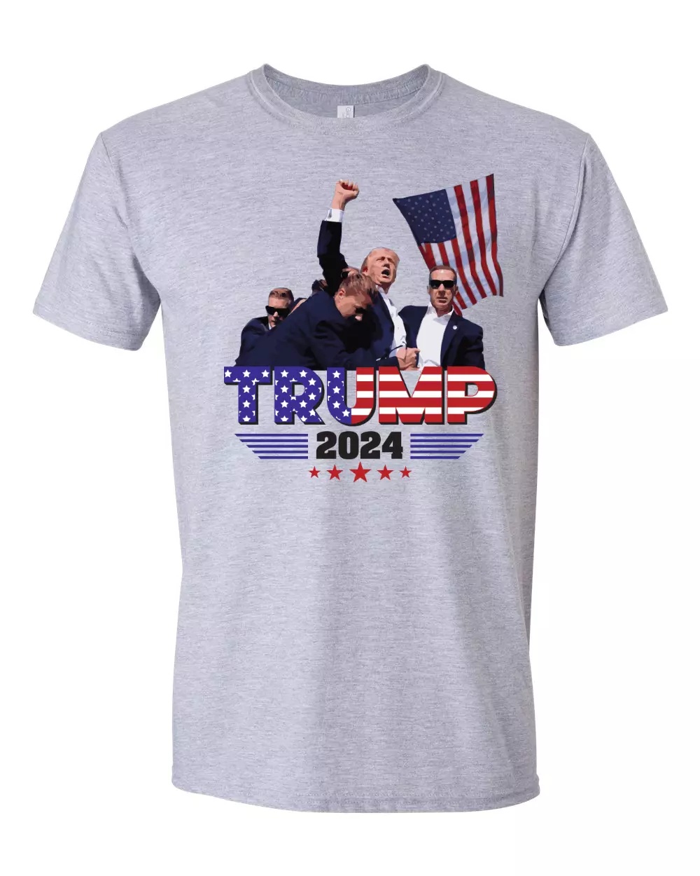 Donald Trump Shot T-SHIRT - Support TRUMP 2024- FREE SHIPPING