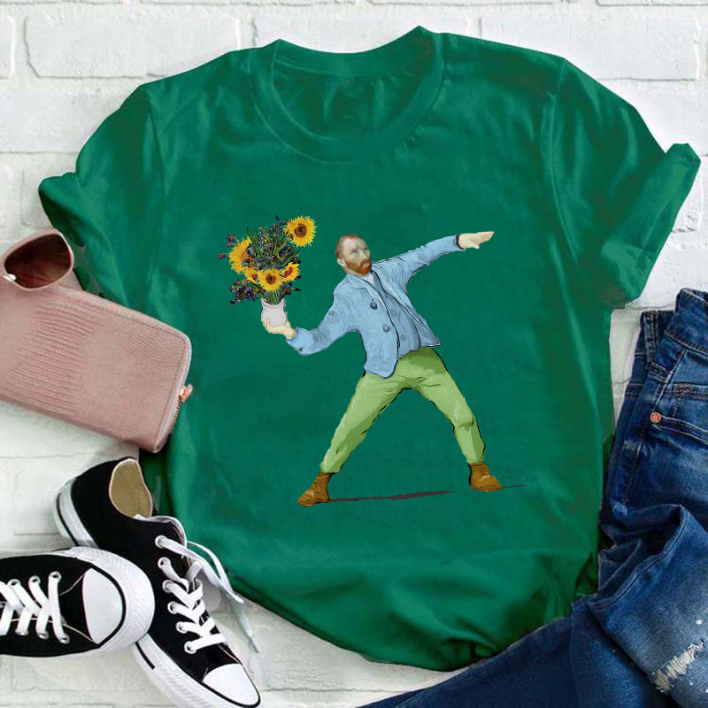 Van Goghsky Funny Art Teacher T-Shirt