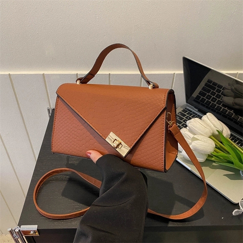 Women's Small Autumn Pu Leather Vintage Style Handbag