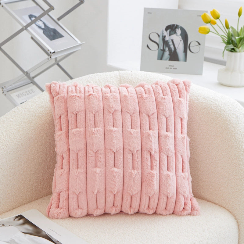 Casual Elegant Minimalist Solid Color PP Cotton Plush Throw Pillow