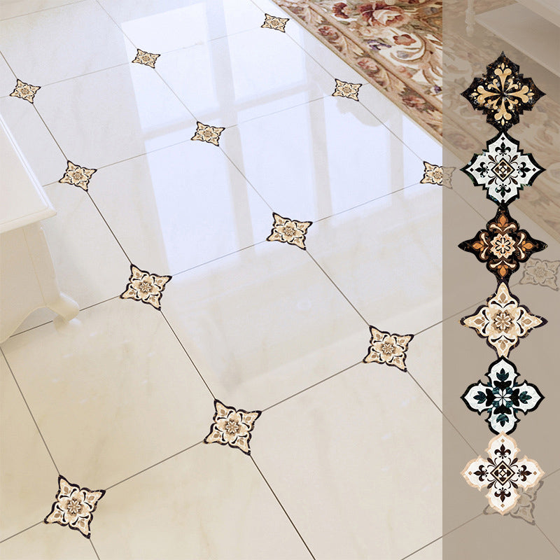 Homesup™Self Adhesive Diagonal Tile Floor Stickers