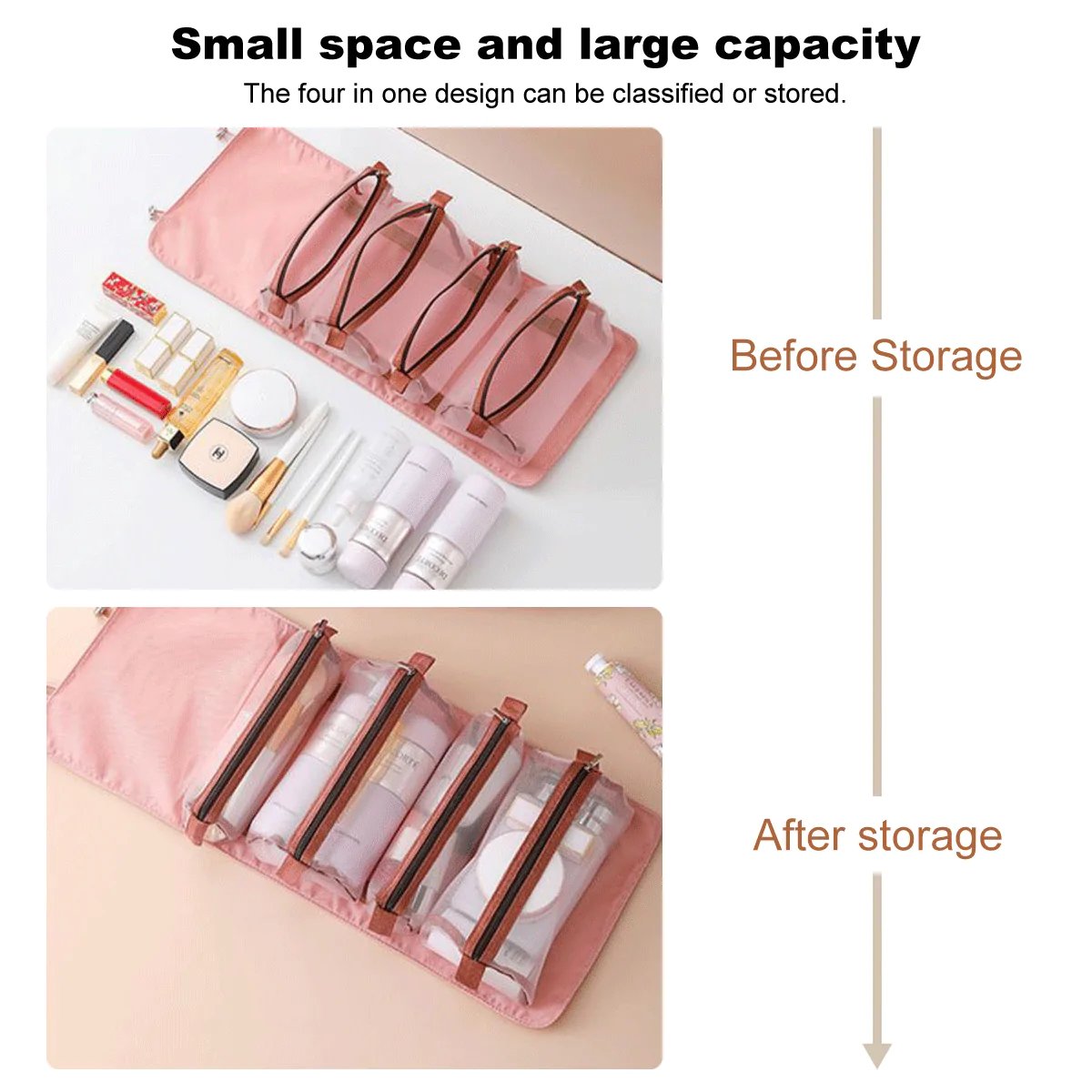 🎇NEW YEAR SALE🎇4 in 1 Multifunctional Cosmetic Storage Bag💥Buy 2 get 1 Free💥