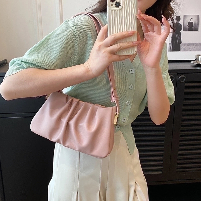 Women's Small All Seasons Pu Leather Basic Shoulder Bag