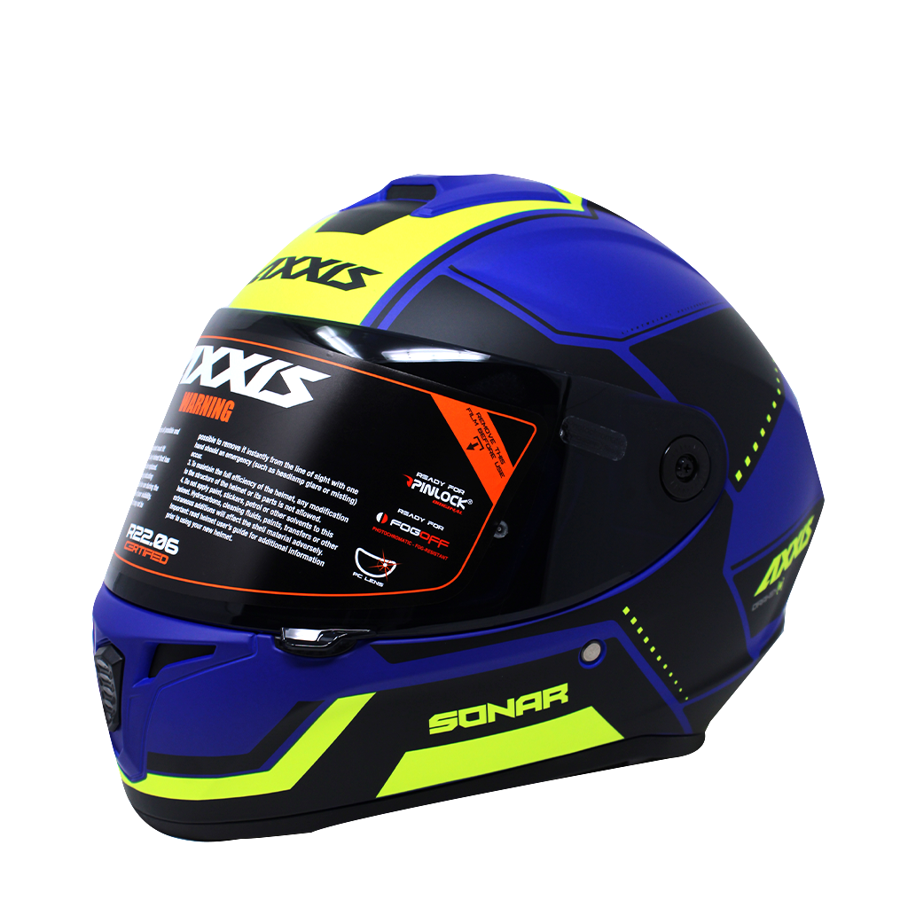 Casco Integral Axxis Draken Azul