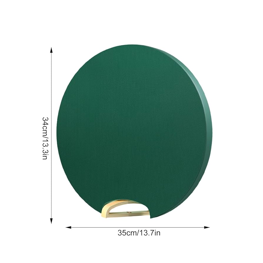 Round Shaped Cutting board (Green and Gold)