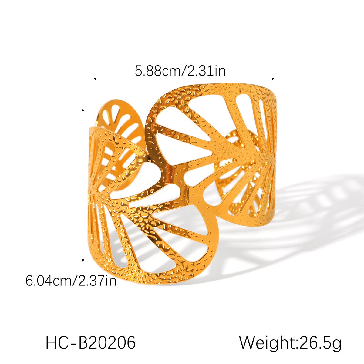 Ins Style Stainless Steel Bracelet 18K Gold-Plated Open Bracelet Titanium Steel Bracelet Female Jewelry