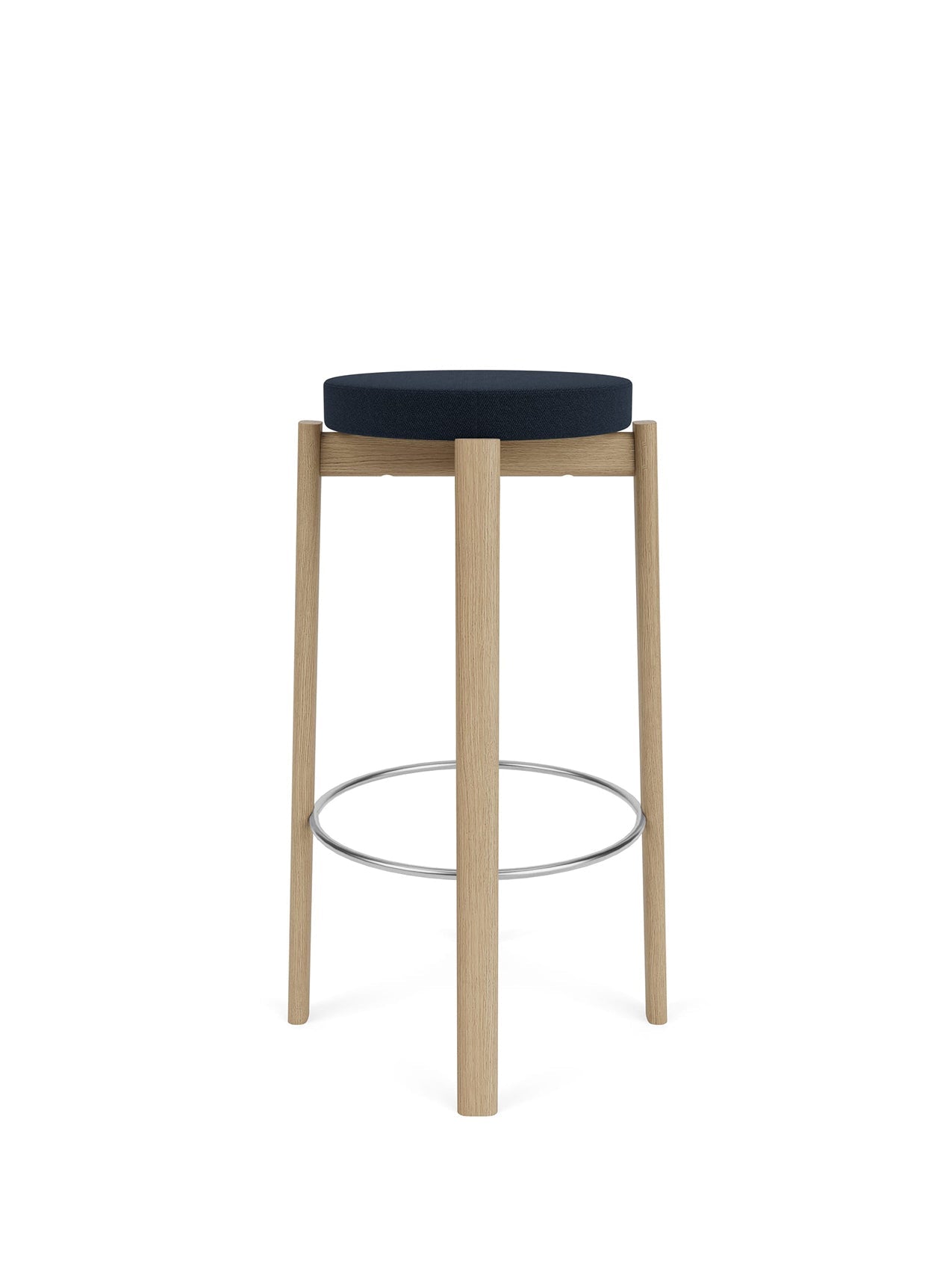 Passage Bar Stool. Upholstered Seat