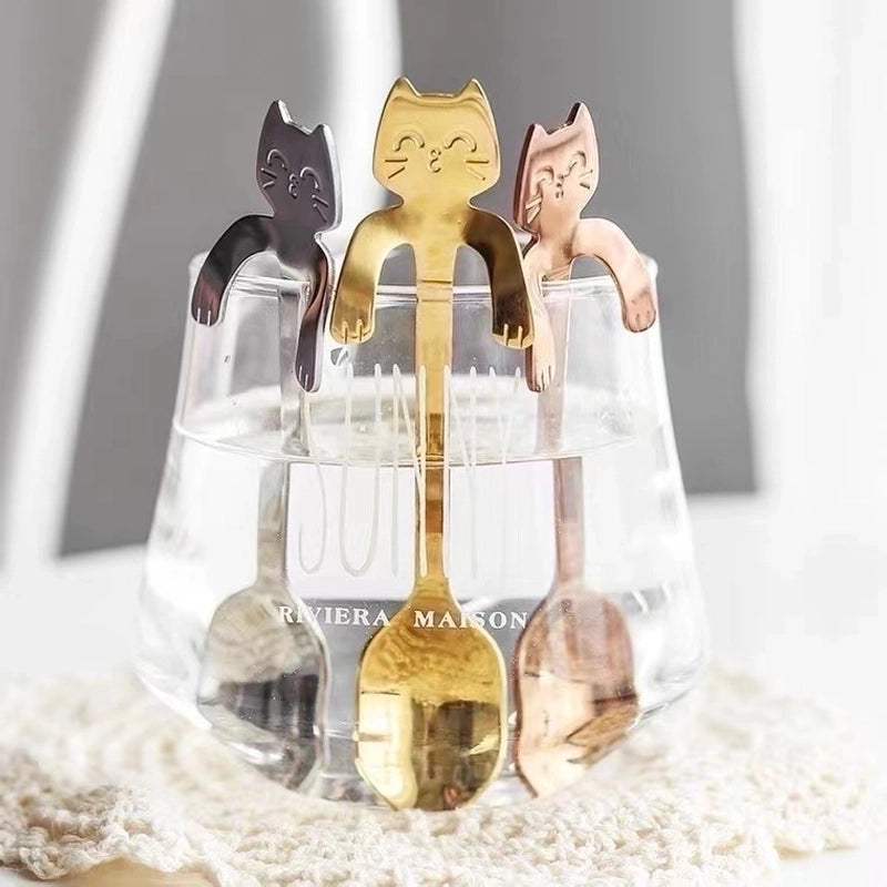 Cute Cartoon Stainless Steel Spoon 1 Piece