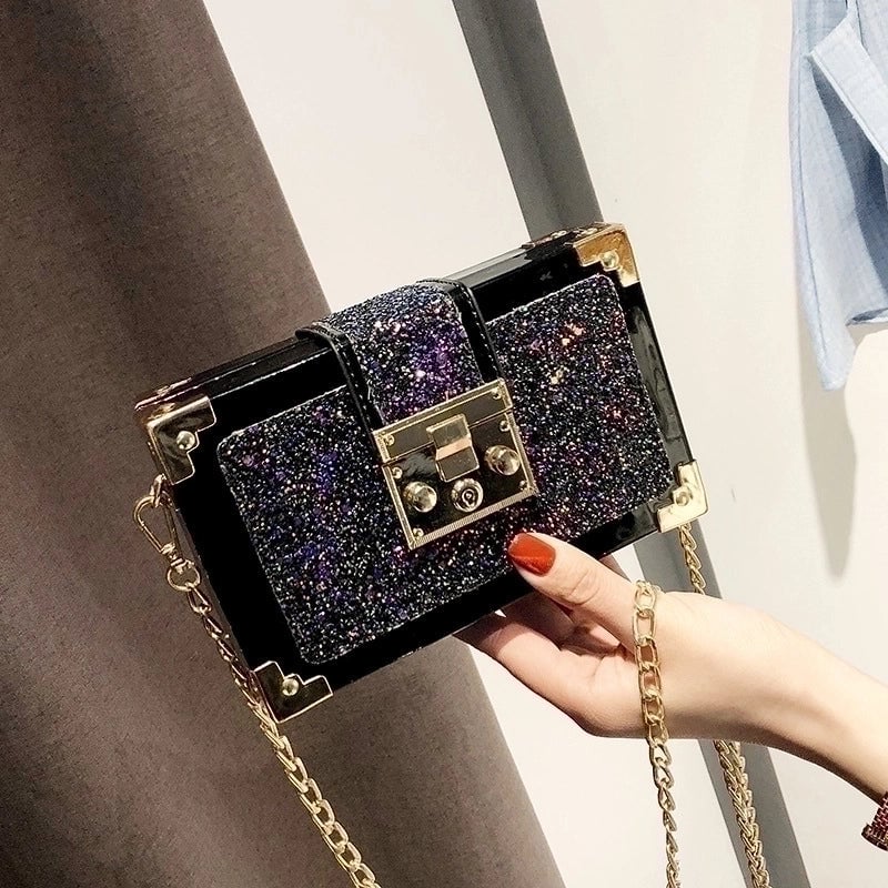 Small Pu Leather Square Bag Shoulder Bags