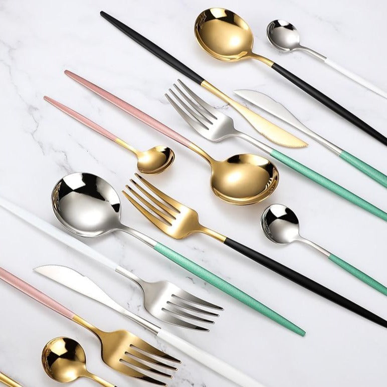 Art Of Food® 4-piece Stainless Steel Cutlery Set. Paris