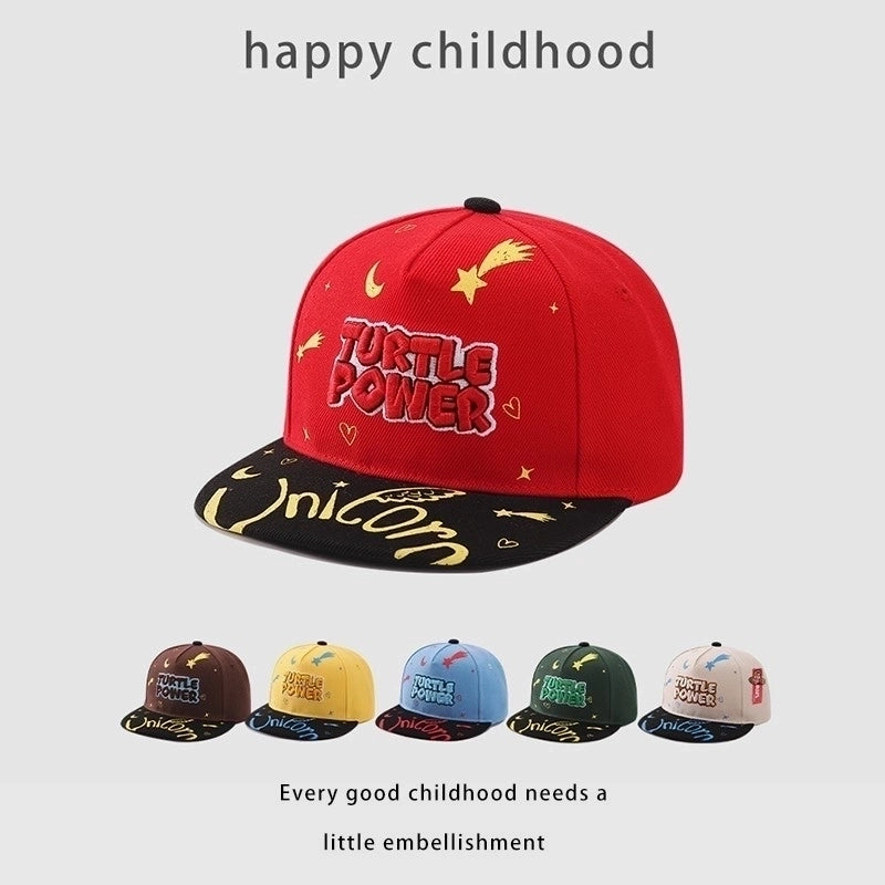 Children Unisex Hip-Hop Sports Letter Ivy Cap Baseball Cap