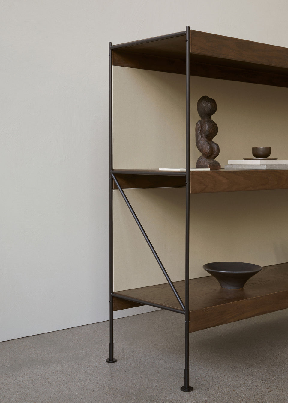 Zet Storage System. 60in. Back Panel and Magazine Shelf