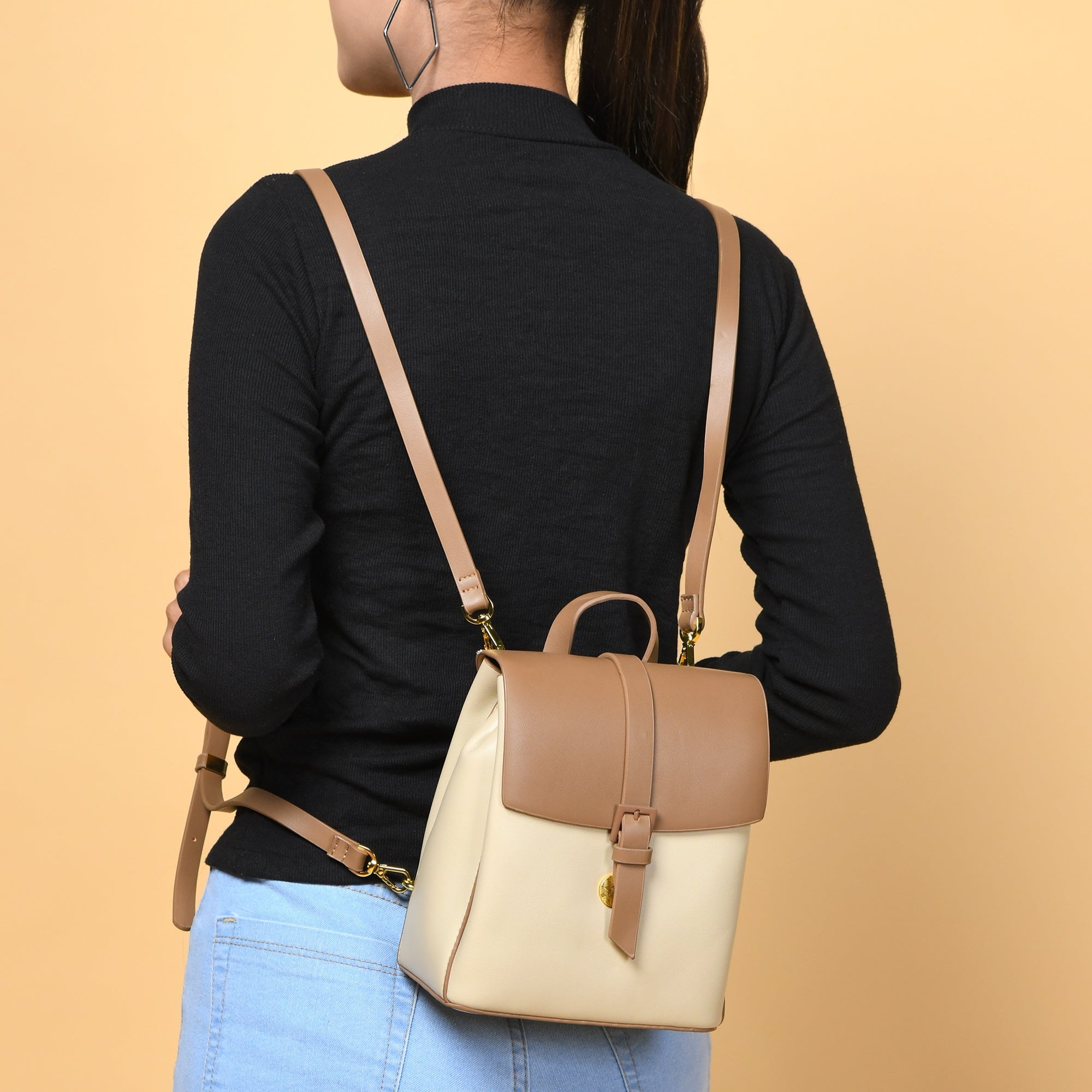 Women's Backpack - Brown