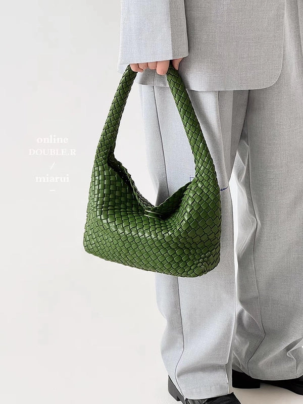 Summer Handmade Woven Bag Women's Bag New Fashion Small Bag Underarm Bag Crossbody Shoulder Hand Bag