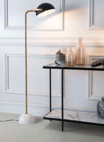 Halvor F | Modern Floor Lamp with with Marble Base