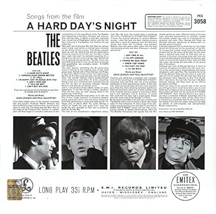The Beatles-A Hard Day's Night Vinyl LP