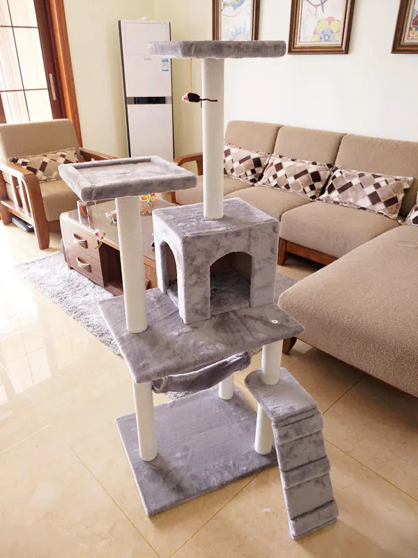 Climb & Scratch Cat Activity Center