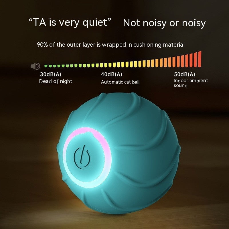 Smart Bouncing Cat Toy - USB Rechargeable Interactive Ball