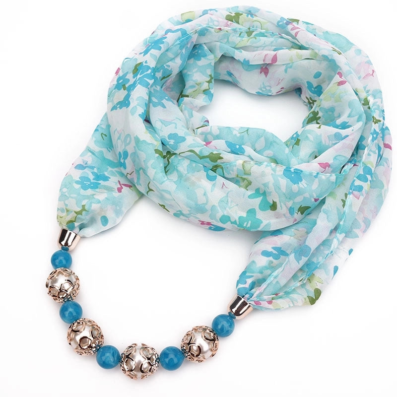 Women's Streetwear Geometric Chiffon Printing Scarf