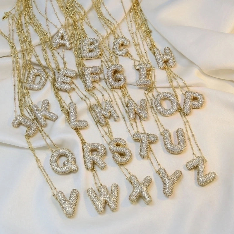 Minimalist Letter 304 Stainless Steel Pendant Necklace
