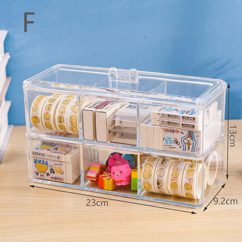 DUAL LAYER ACRYLIC COSMETIC ORGANIZER