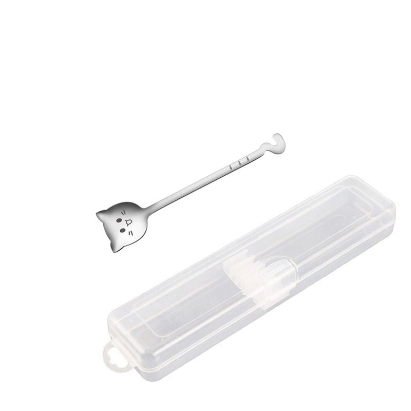 Cute Cat 304 Stainless Steel Spoon 1 Piece