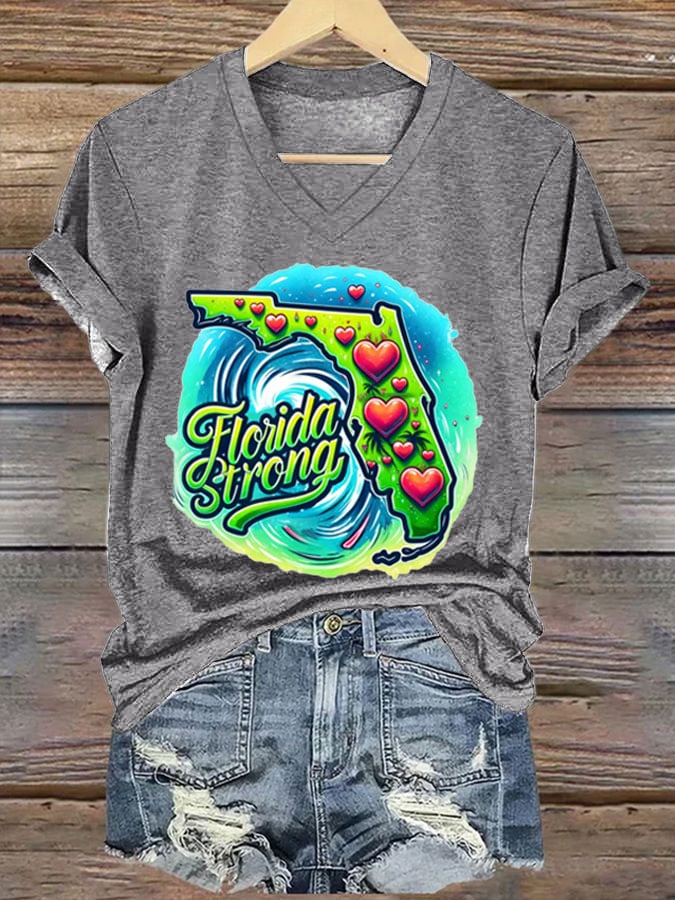 Women's Florida Strong Print T-Shirt