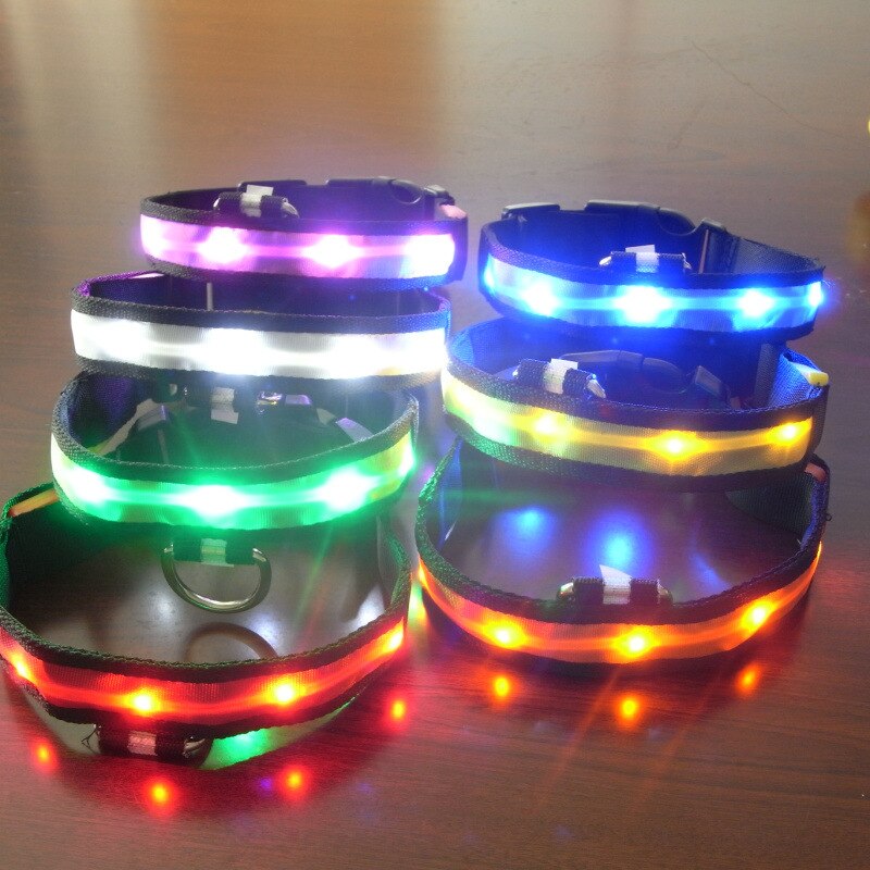 Night Safety Pet Dog Collar LED Light