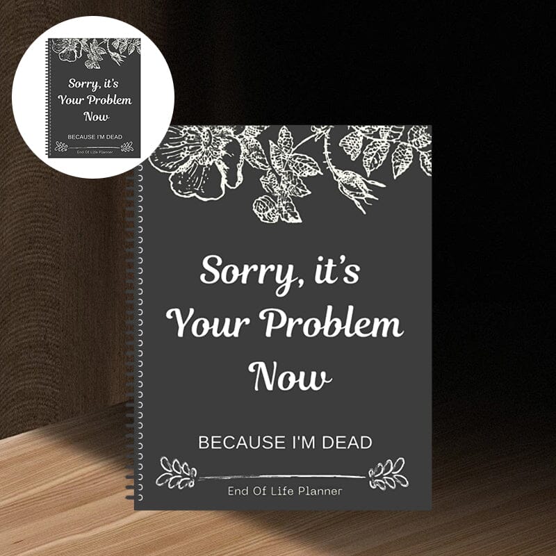 🎃 HalloweenGift: Sh*t. I'm Dead! End of Life Planner - The Ultimate Spooky Gift! 💀👻