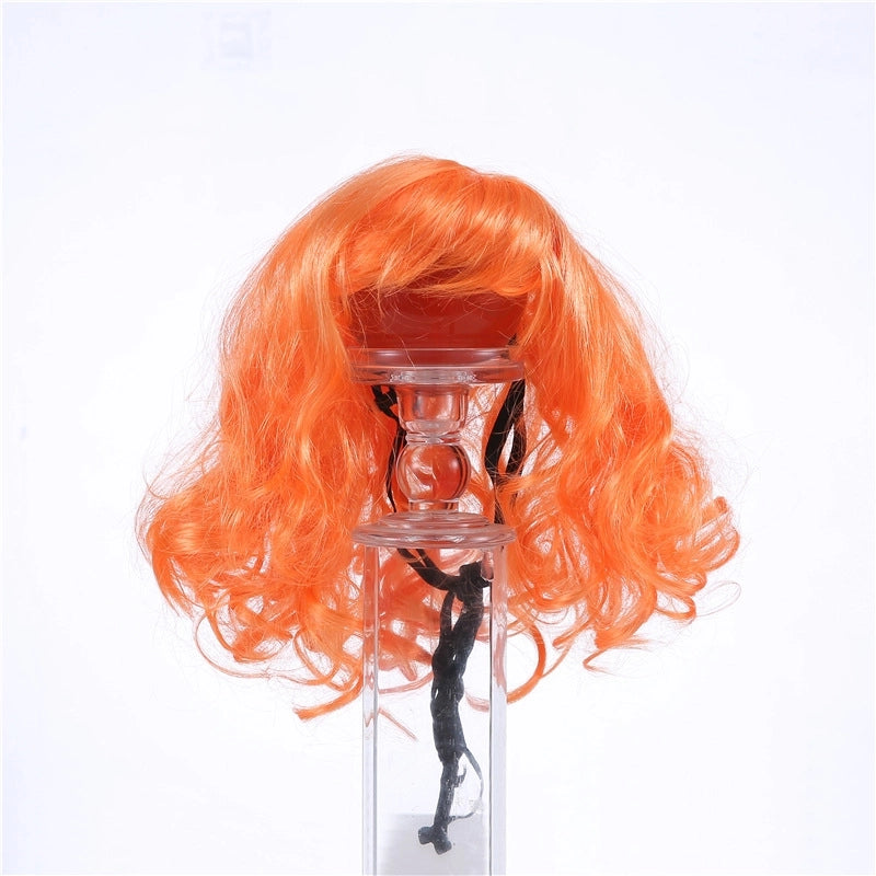 Minimalist Polyester Solid Color Pet Wig