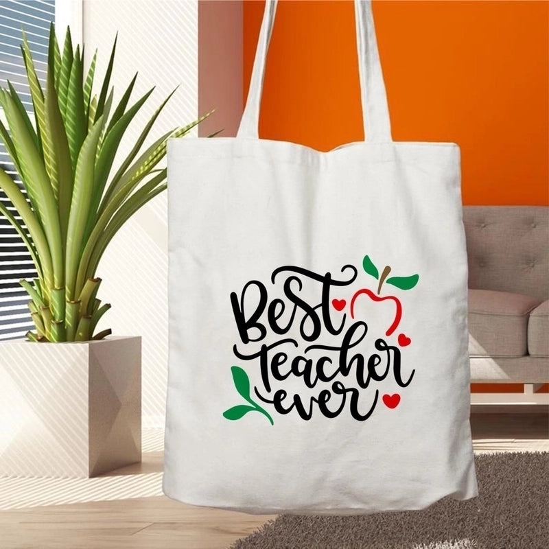 Women's Minimalist Letter Shopping Bags