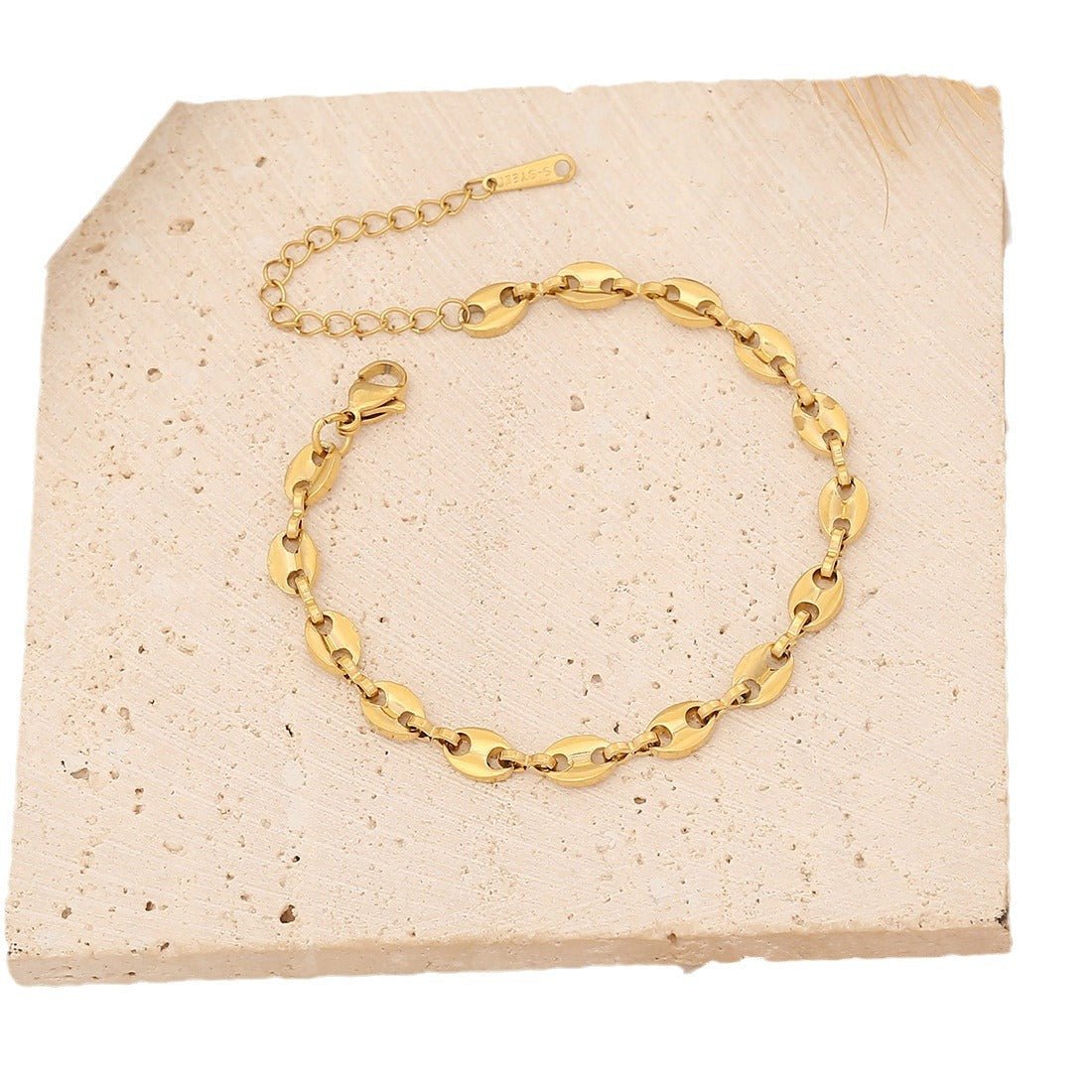 Women Expressive Heart Stainless Steel Electroplating Bracelets