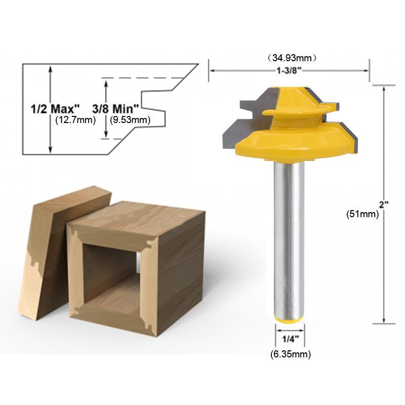 🎁New Year Sale 49% OFF⏳45 °Miter Router Bit