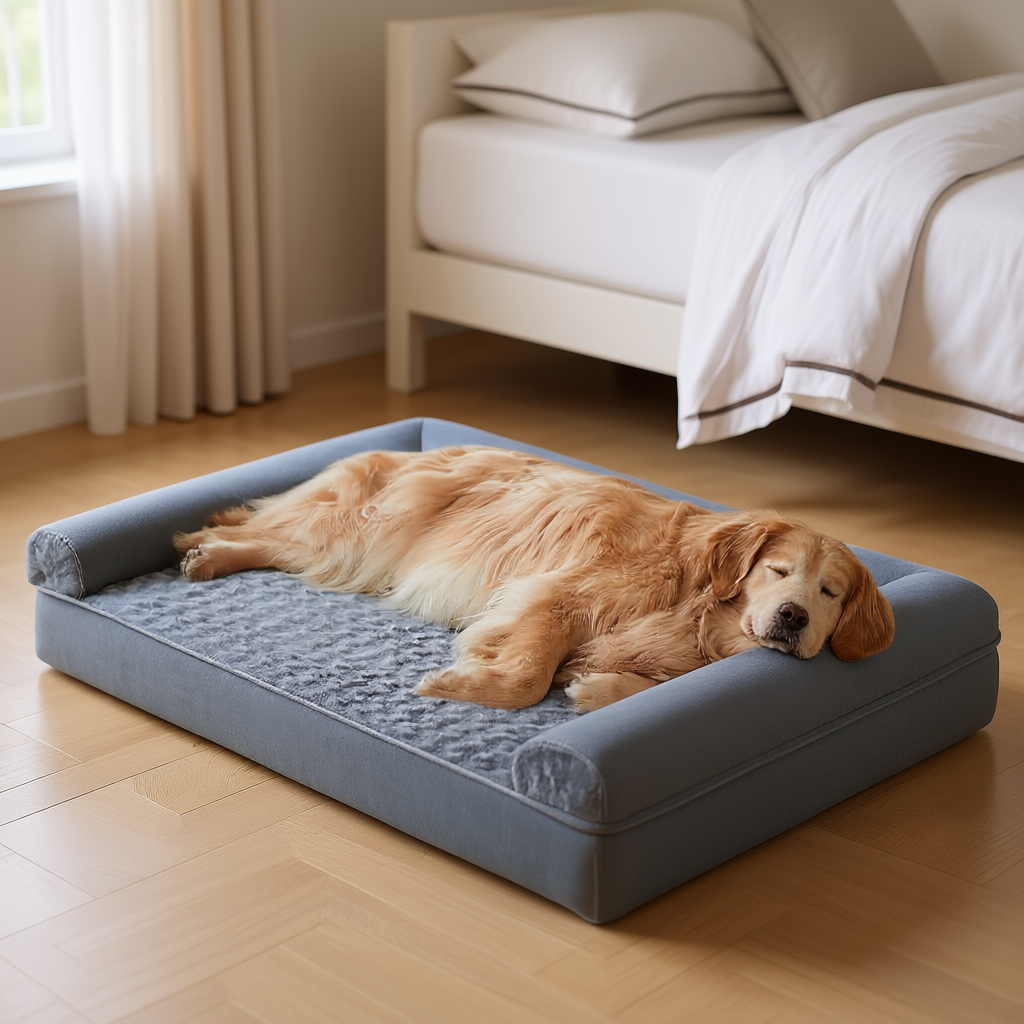Comfort Sofa Dog Bed With Washable Cover