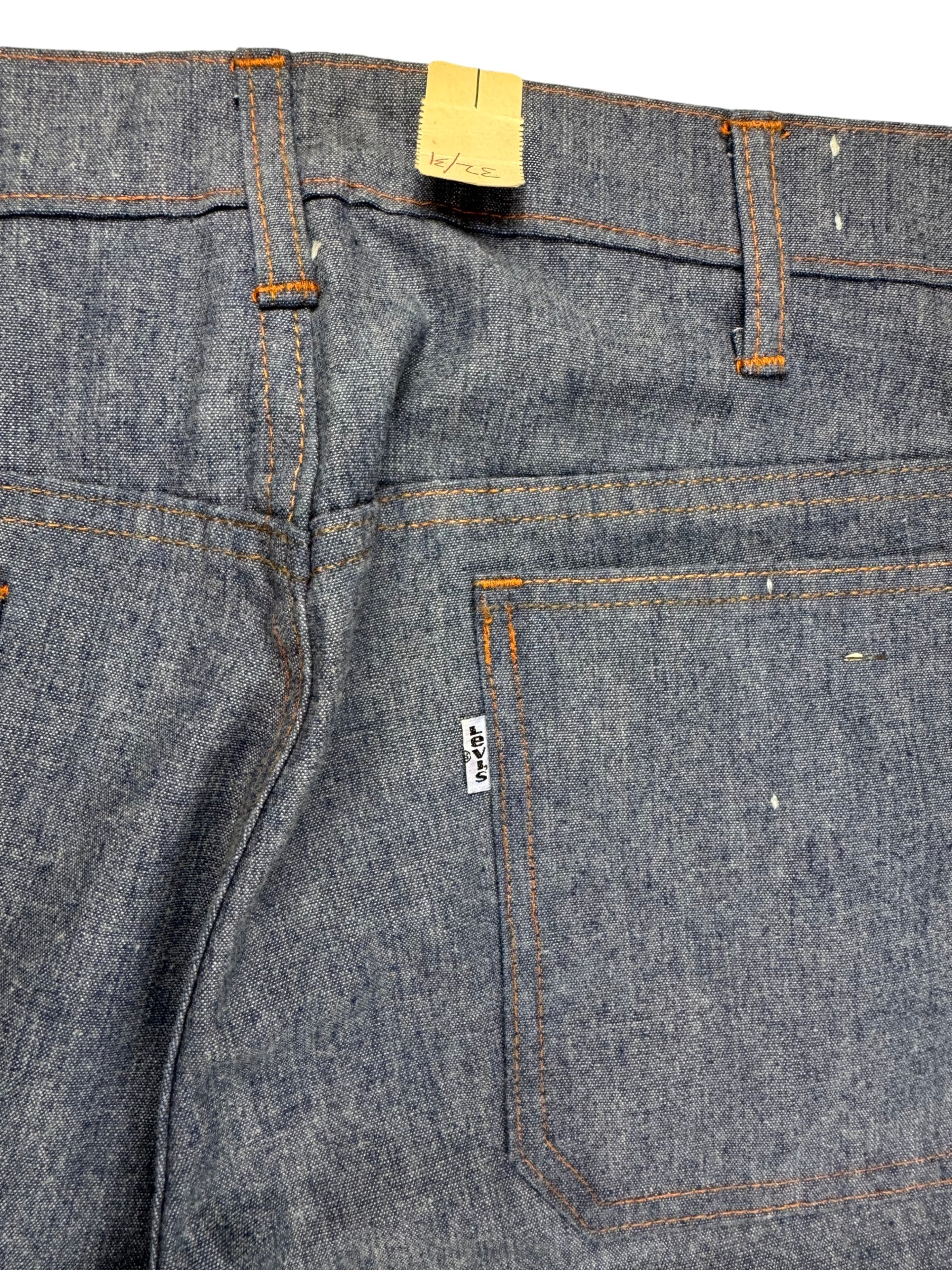 Deadstock 1970s Levi's Straight Leg Contrast Stitch Jeans