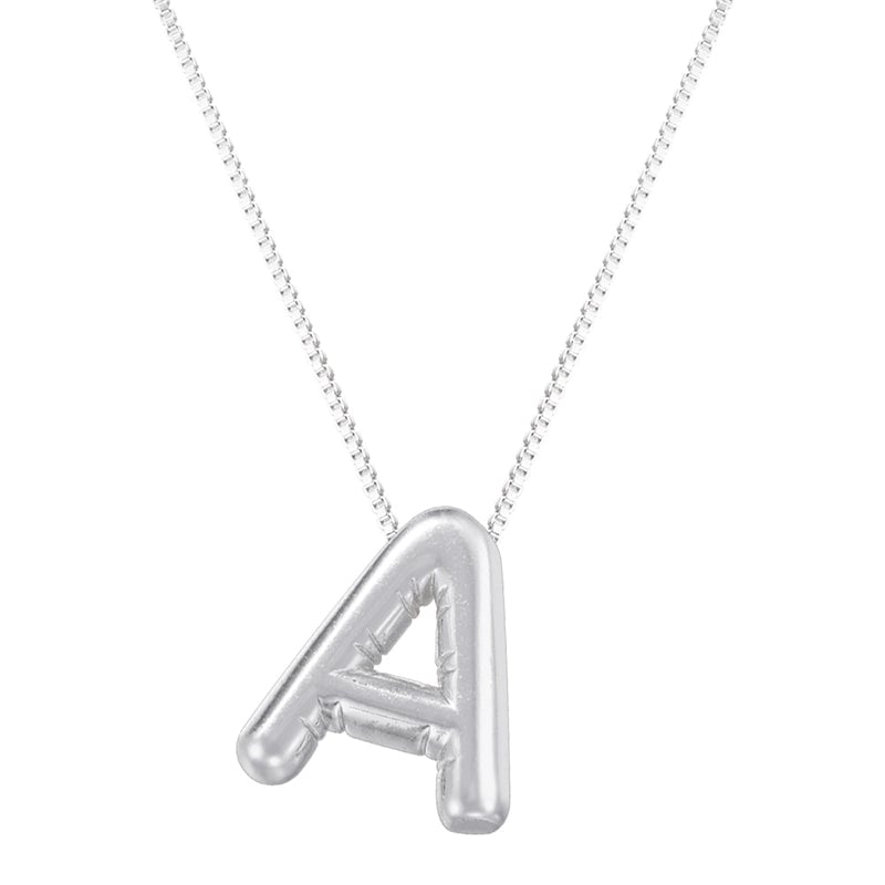 Copper 18K Gold Plated Letter Pendant Necklace