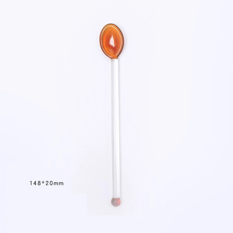 Minimalist Transparent Glass Spoon