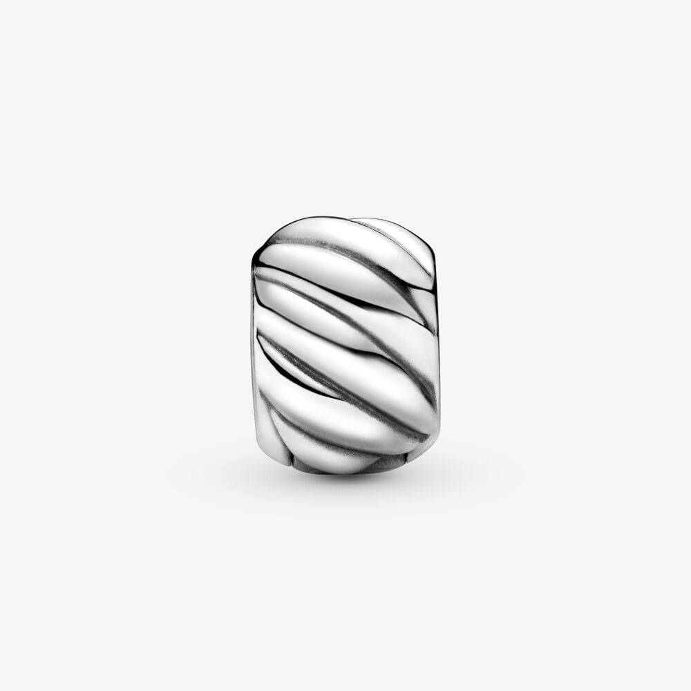 Pandora Polished Feathered Clip Charm