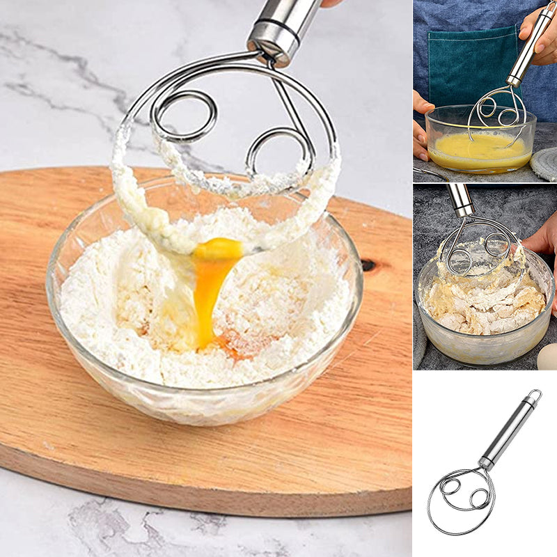 Stainless Steel Magic Dough Whisk