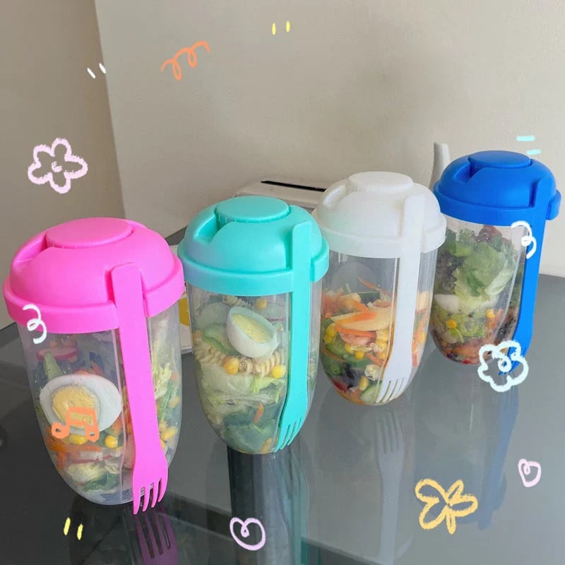Tragbare leichte Maurersalatbecher