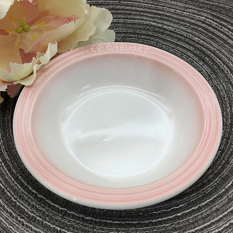 Color ceramic 6-inch pre meal tray. cat tray. dog tray. cervical spine protection. anti blackening chin. drinking water tray