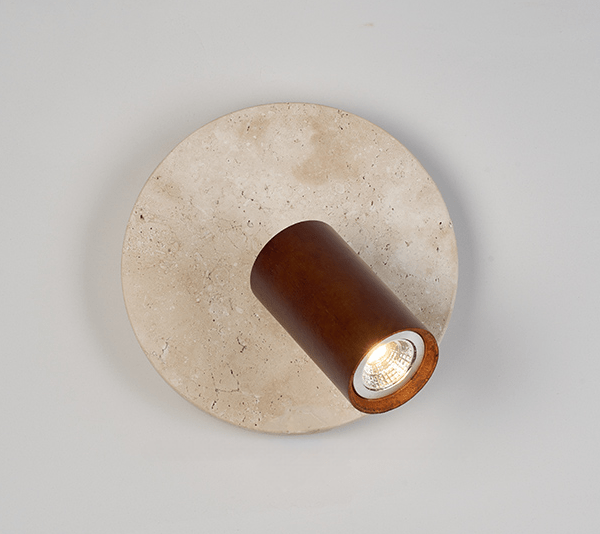 Elarith | Travertine Wall Light