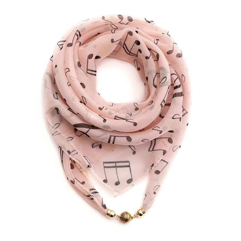 Women's Elegant Sweet Letter Flower Polyester Printing Silk Scarf