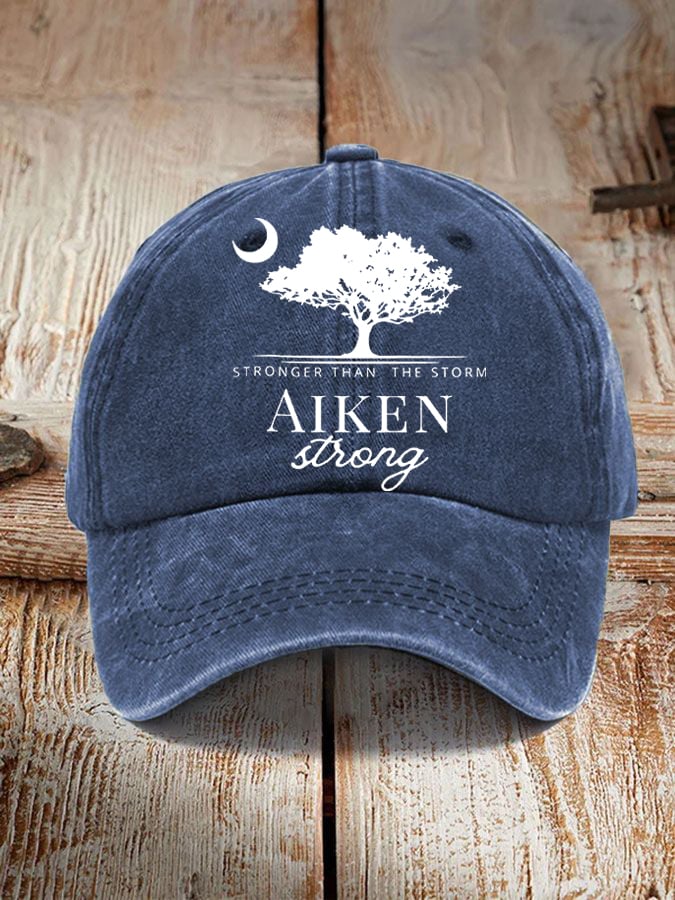 Aiken Strong print hat