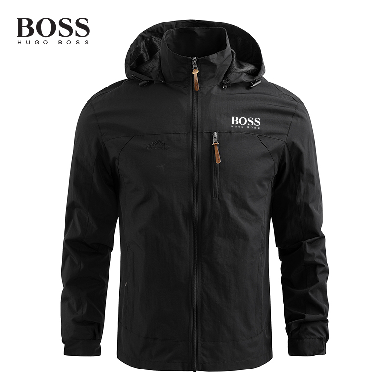 BOSS Men-s Casual Waterproof Jacket