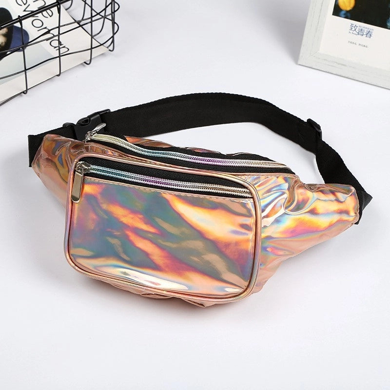 Women's Streetwear Solid Color Pu Leather Waist Bags